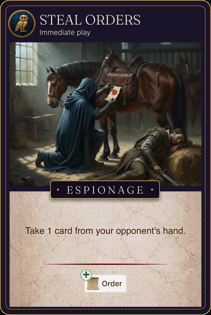 Steal Orders